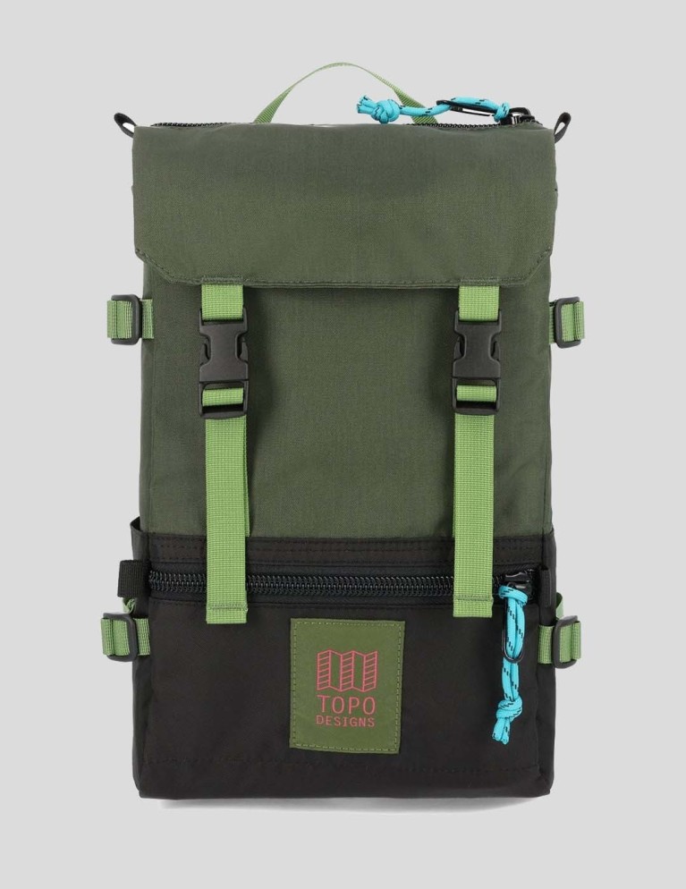 Zaino TOPO DESIGNS rover pack mini oliva / nero